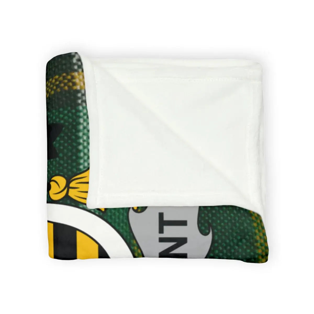 Cozy Thick Green Blanket with Intricate Pattern Blanket