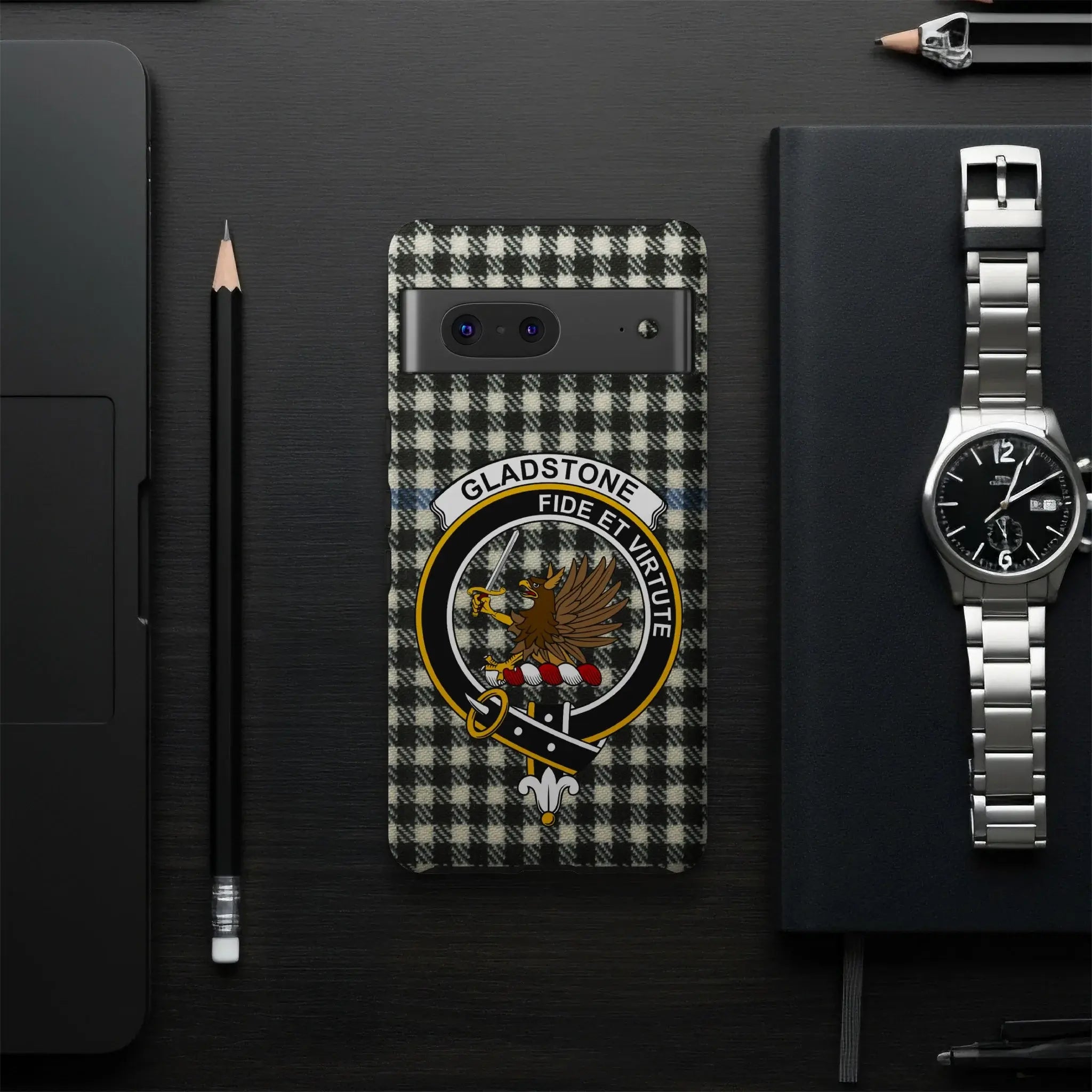 Gladstone Fide Et Virtute Design Phone Case