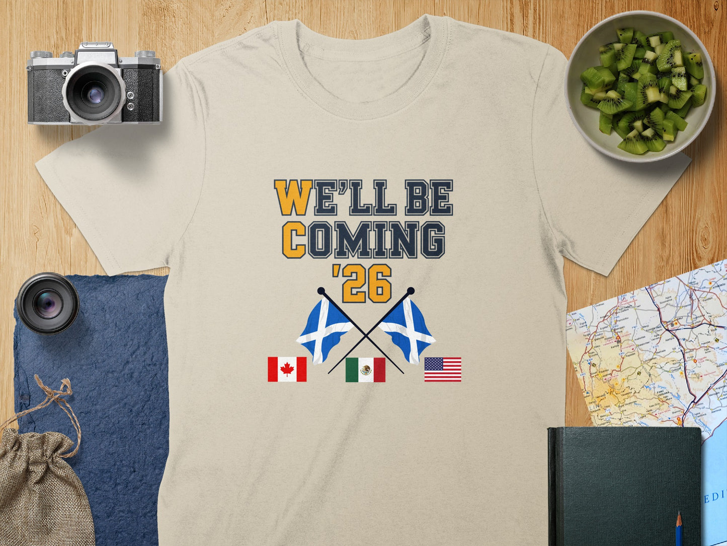 We'll Be Coming '26 Flags T-Shirt