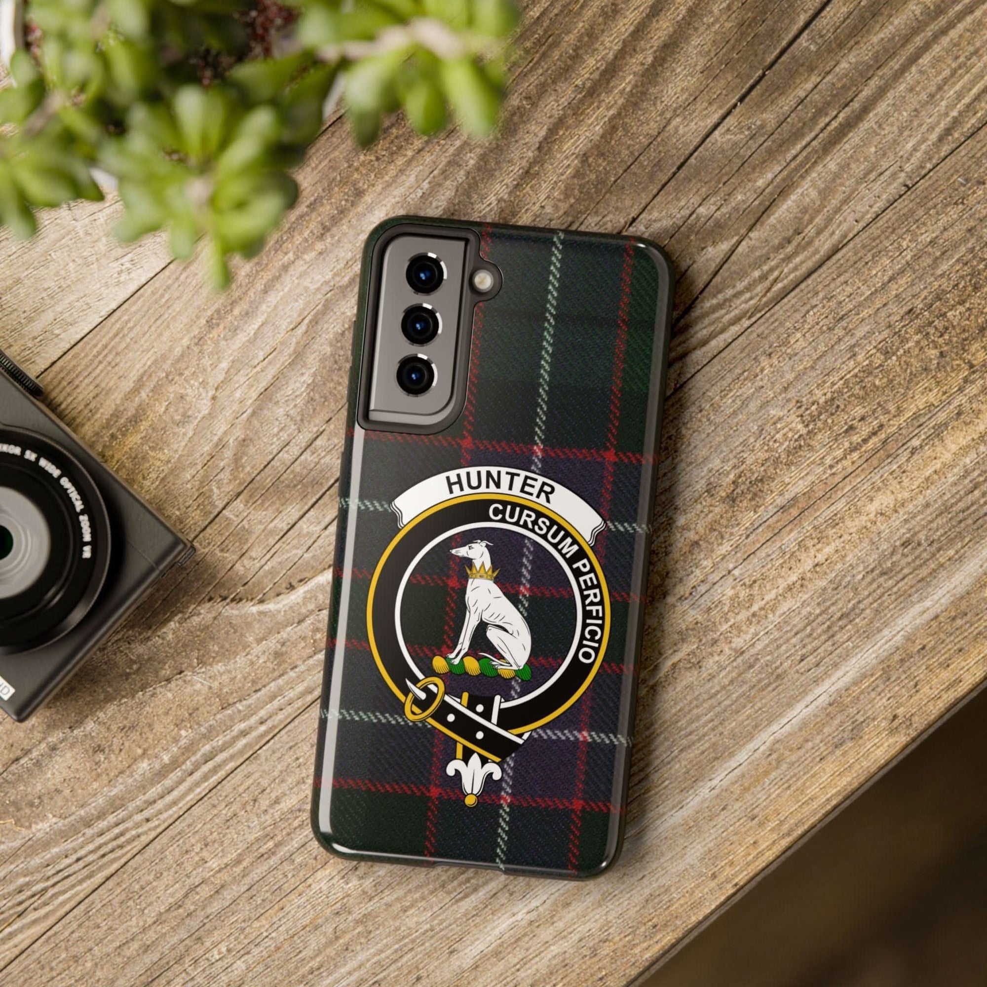 Hunter Clan Scottish Tartan Cell Phone Case - Celtic Ancestry Gifts