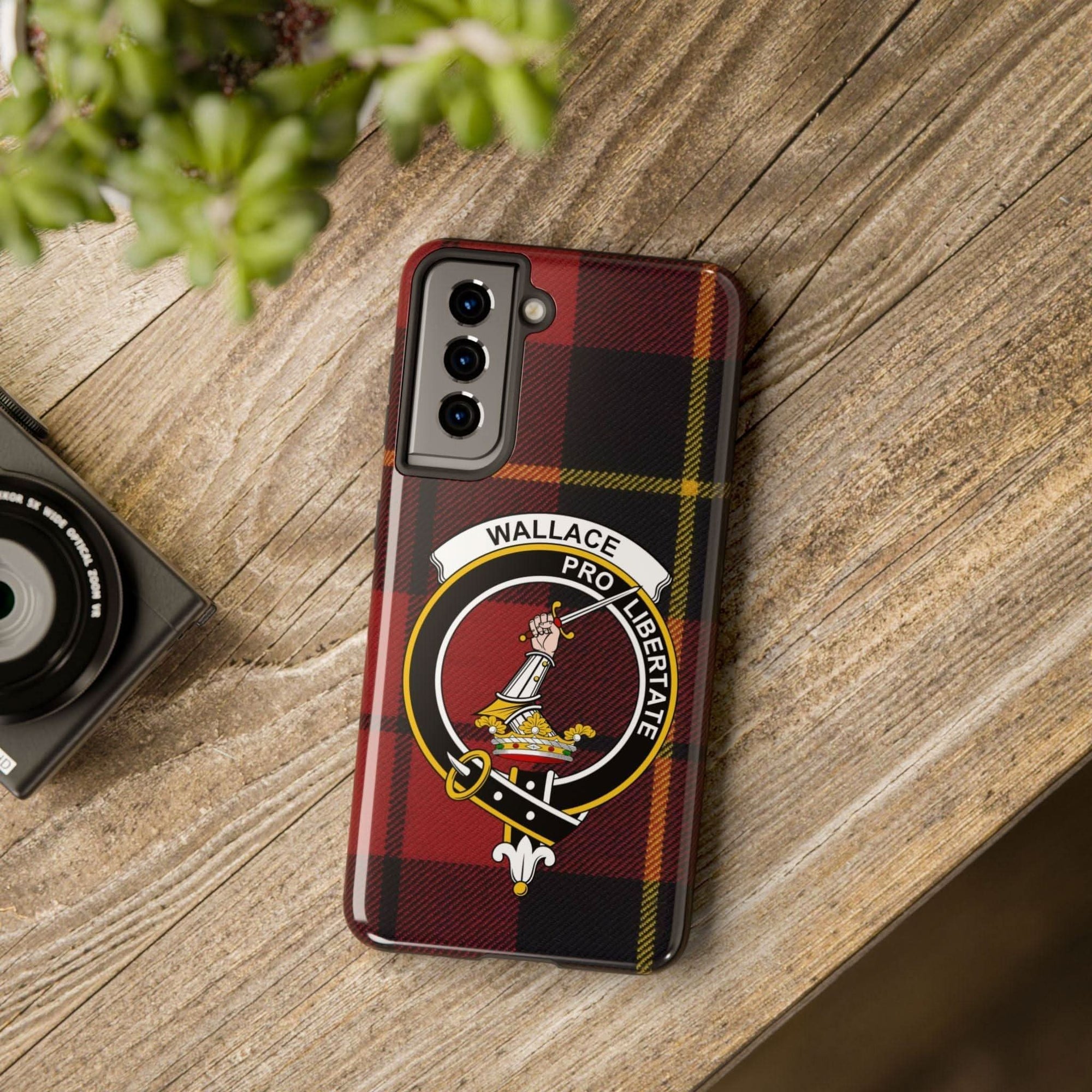 Wallace Clan Scottish Tartan Cell Phone Case - Celtic Ancestry Gifts
