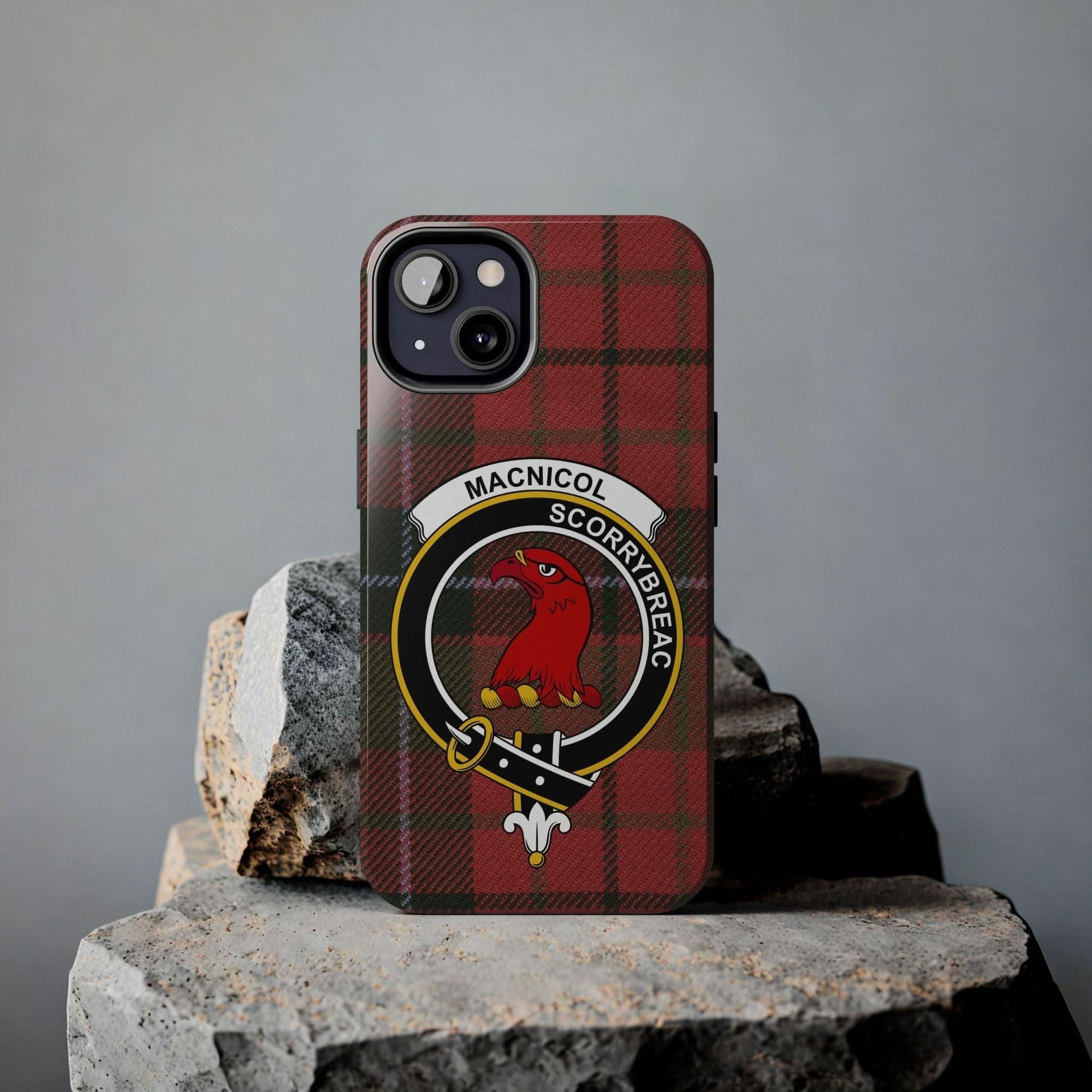 MacNicol Clan Scottish Tartan Cell Phone Case - Celtic Ancestry Gifts