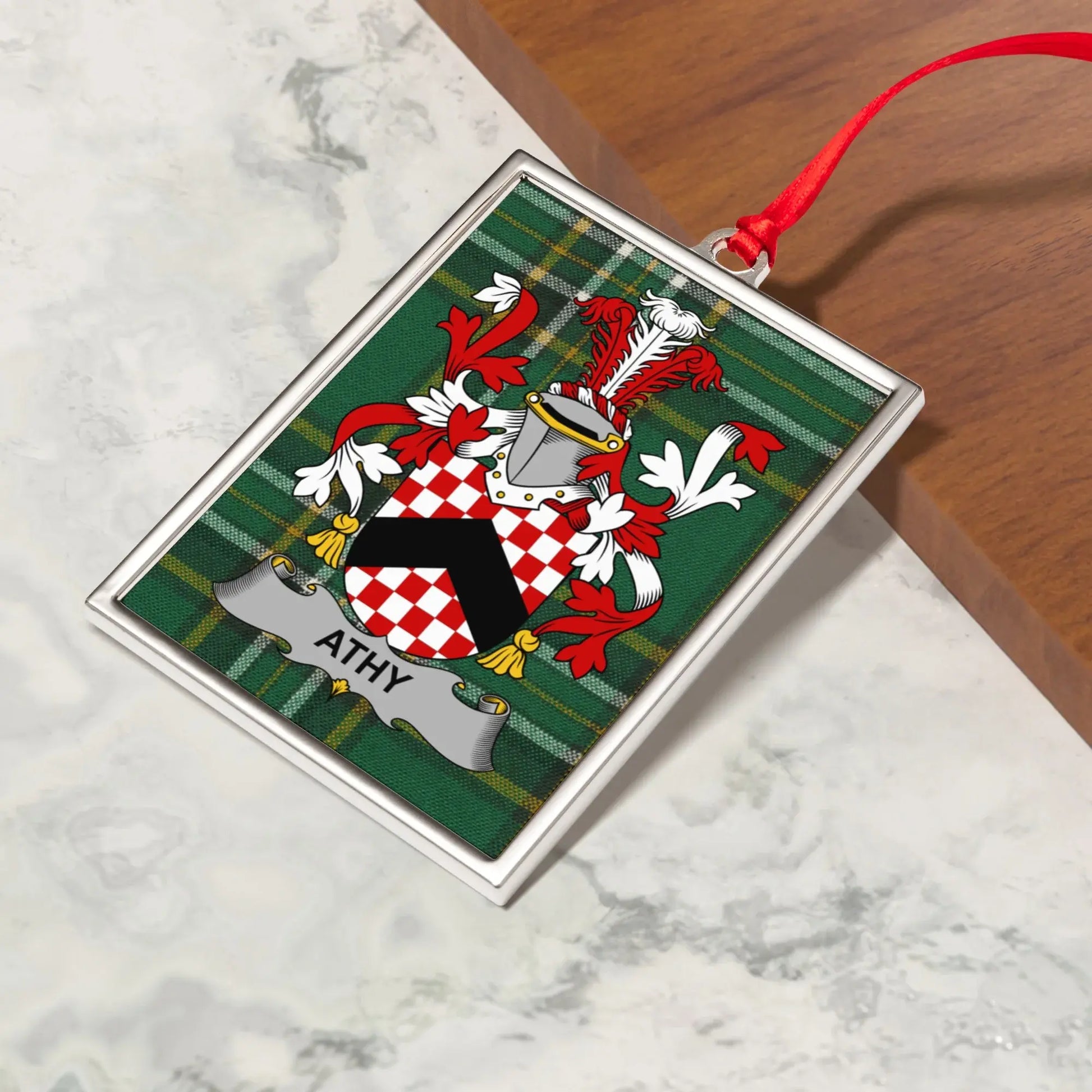 Athy Family Crest Ornament Holiday Decoration product