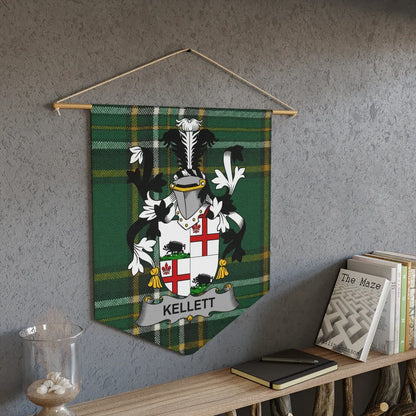 Kellett Family Crest Plaid Design Wall Hanging product