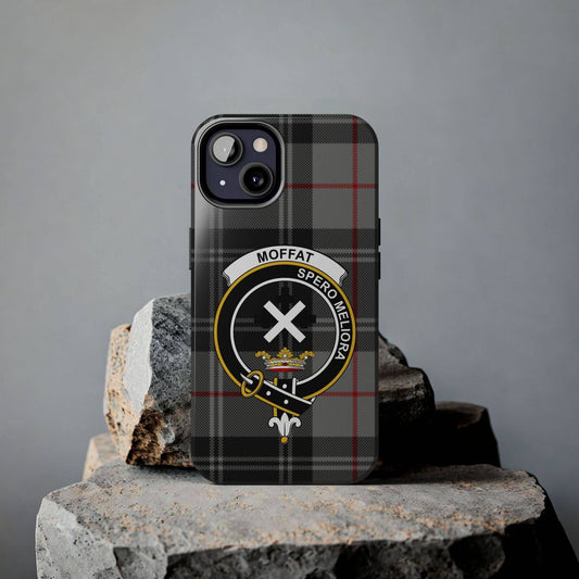Moffat Clan Scottish Tartan Cell Phone Case - Celtic Ancestry Gifts