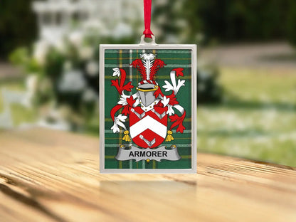 Armorer Family Crest Ornament Product