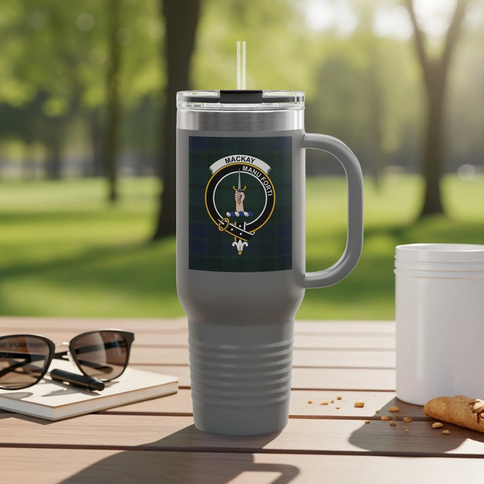 Mackay Warriors Tartan Travel Mug product type
