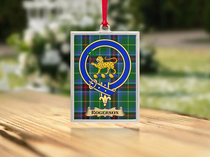 Unique Roger Clan Crest Red Ribbon Hanging Product