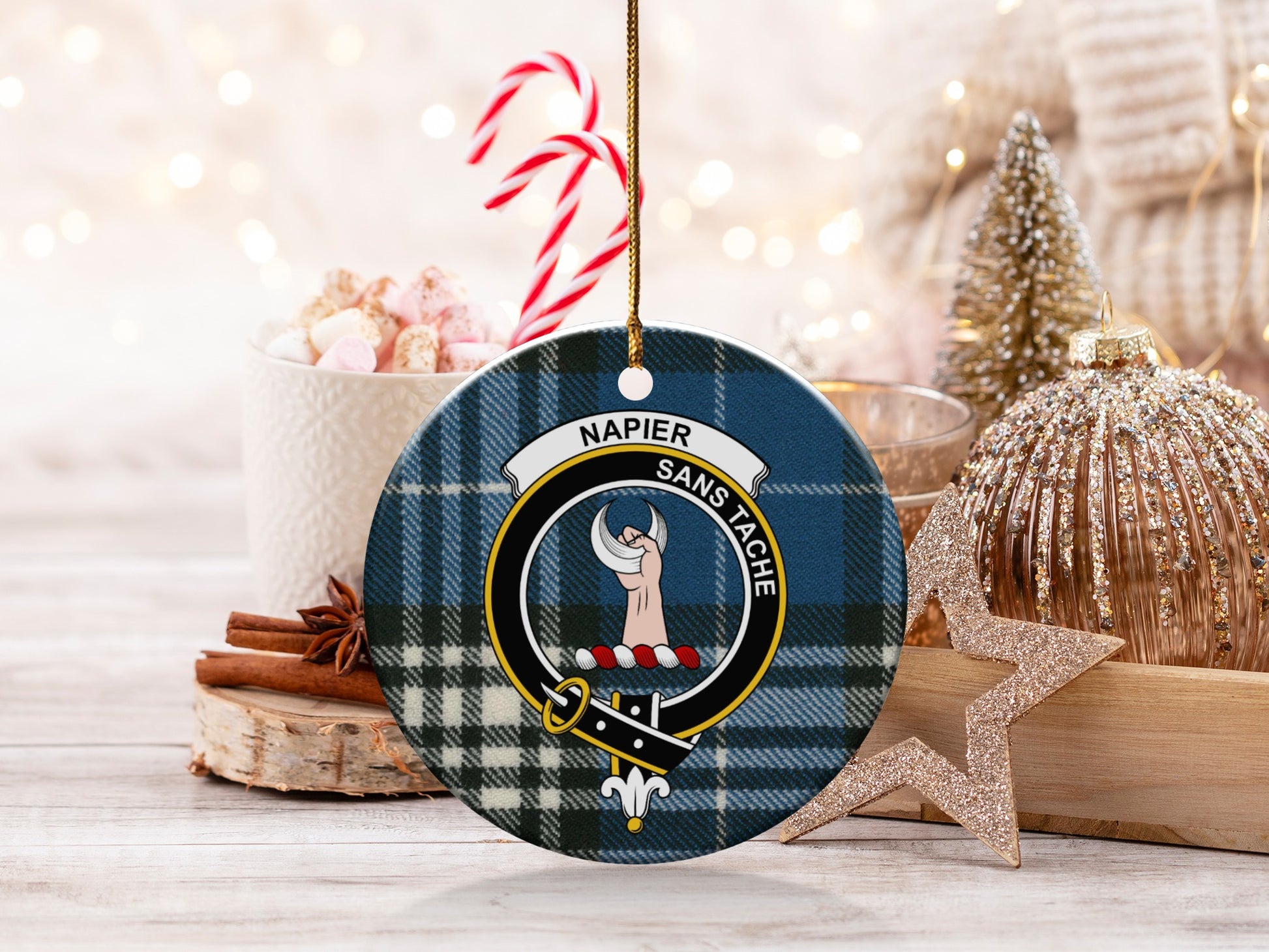 Napier Sans Tache Holiday Tree Ornament