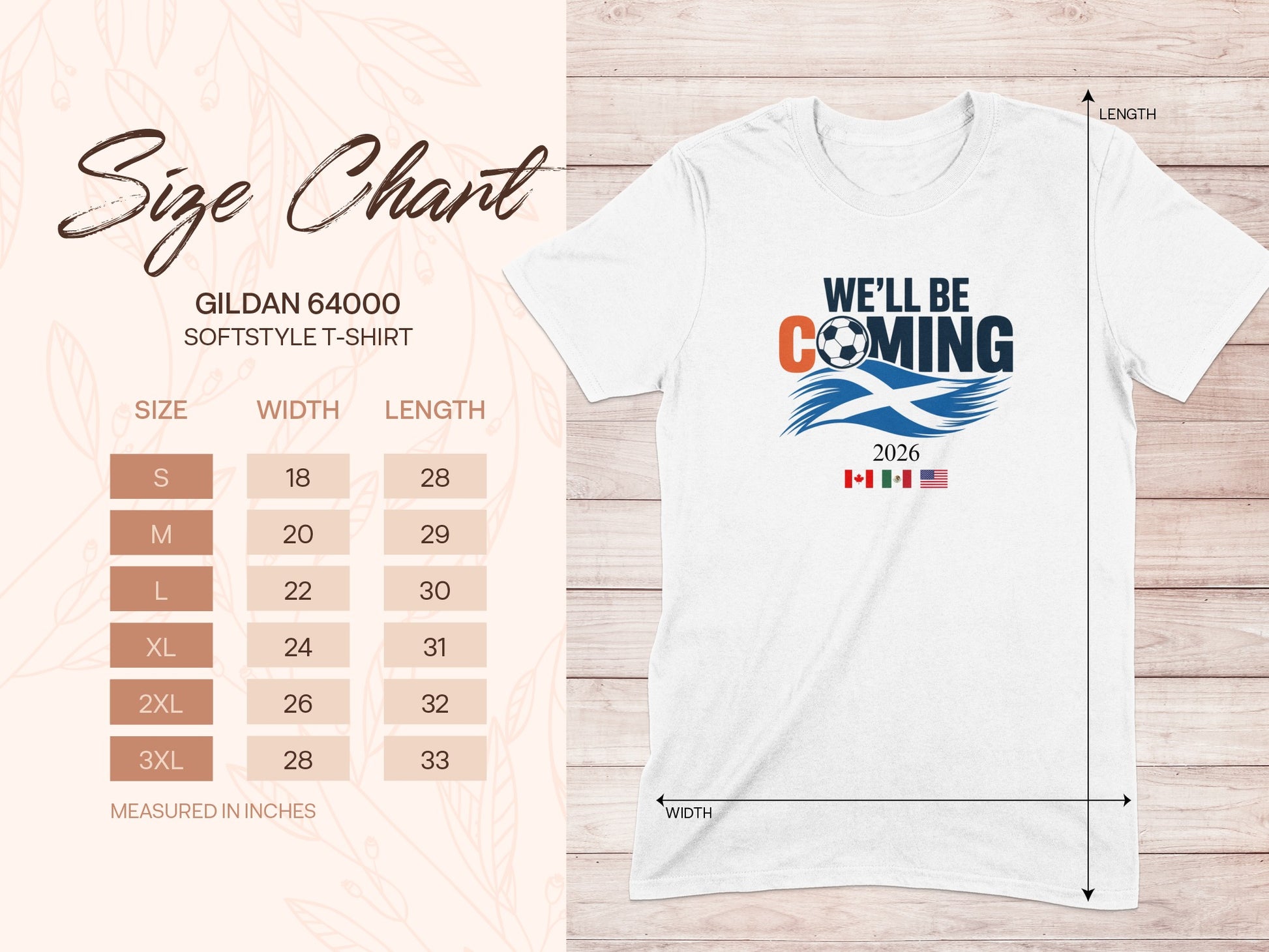 World Cup 2026 We Will Be Coming Tee Shirt