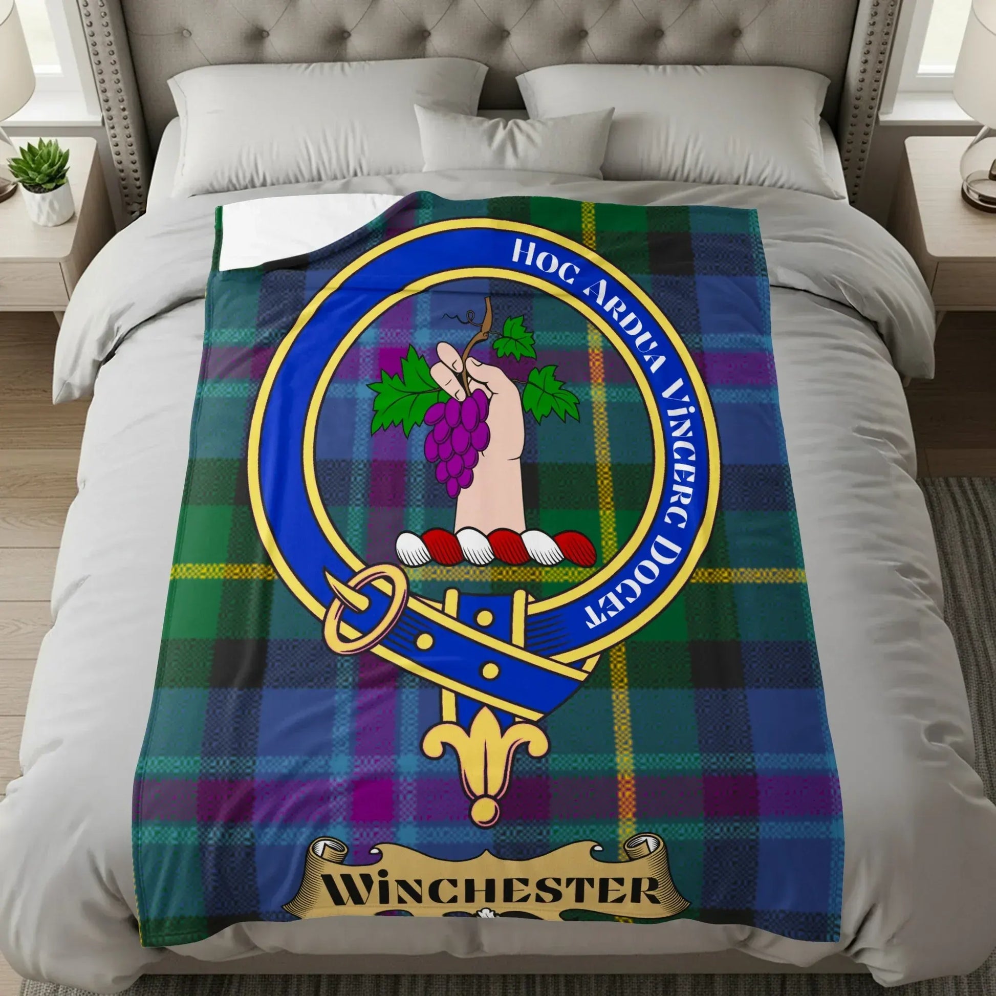 Winchester Hog Aeterno Vincere Tartan Blanket product type