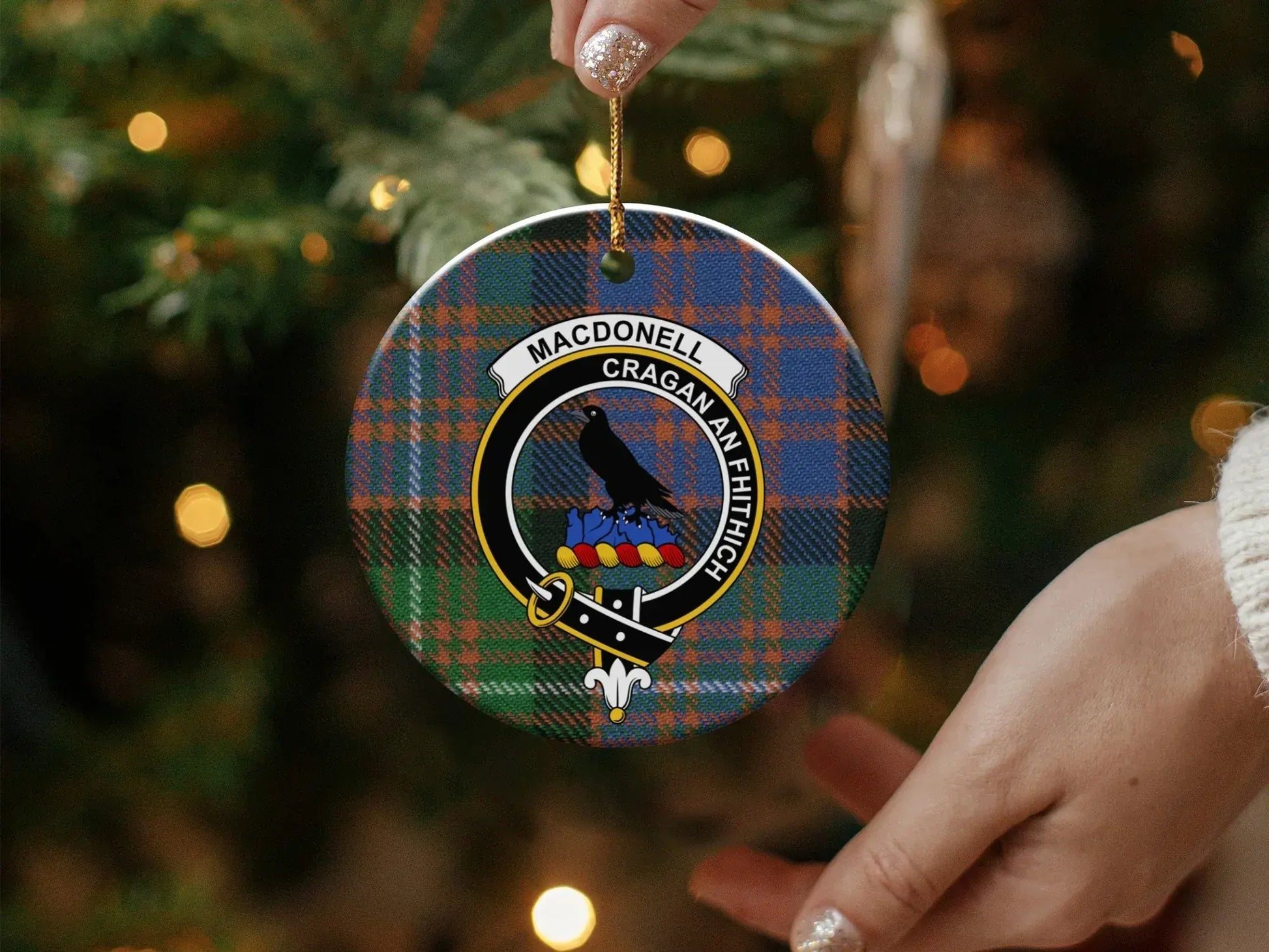 MacDonell Cragan An Fhithich Christmas Ornament product