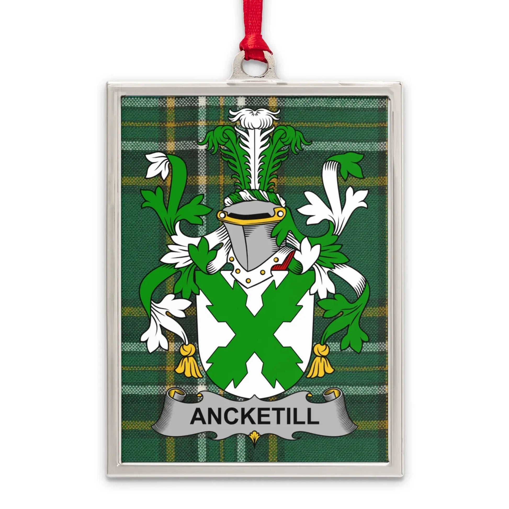 Ancketill Family Crest Tartain Plaid Hanging product