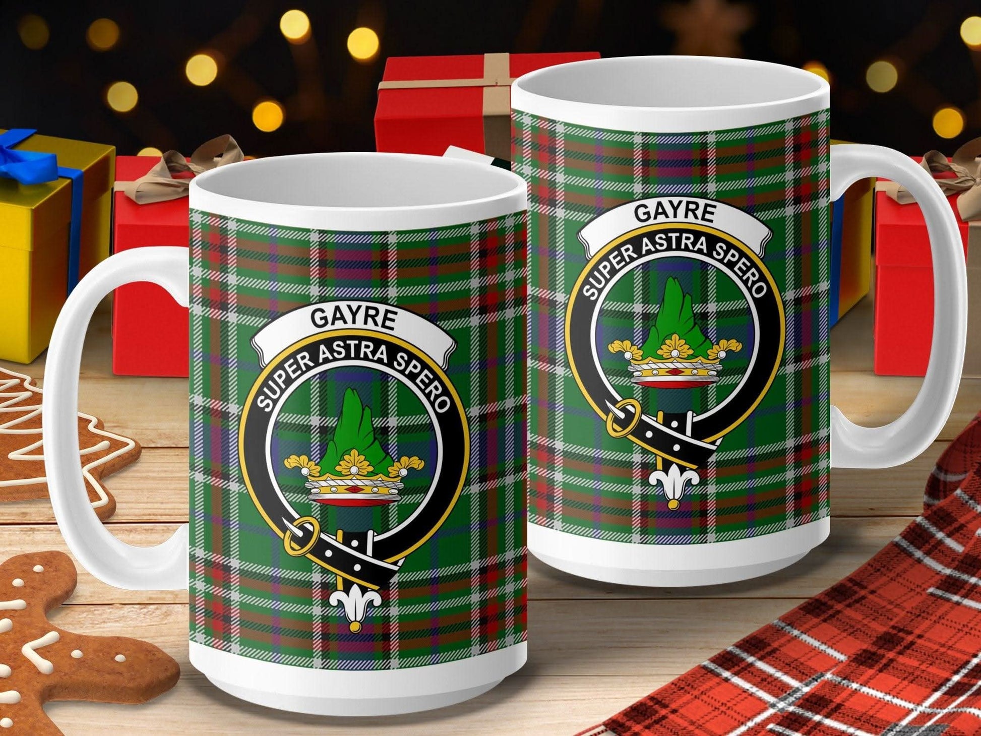 Gayre Super Astra Spero Crest Plaid Mug product