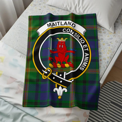 Maitland Consilio et Animis Tartan Lions Blanket product