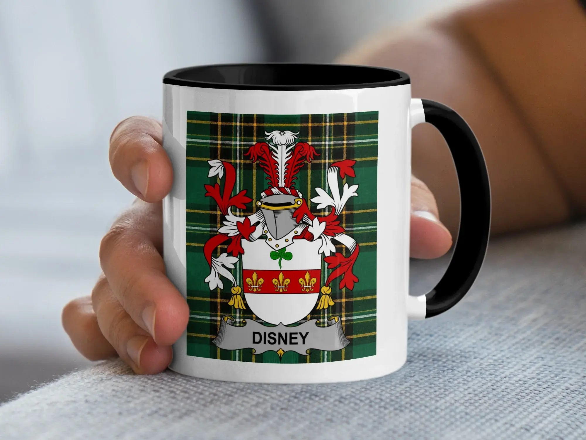 Disney Irish National Tartan ceramic accent mug
