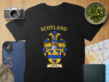 Scotland George Family Crest Themed T-shirt product