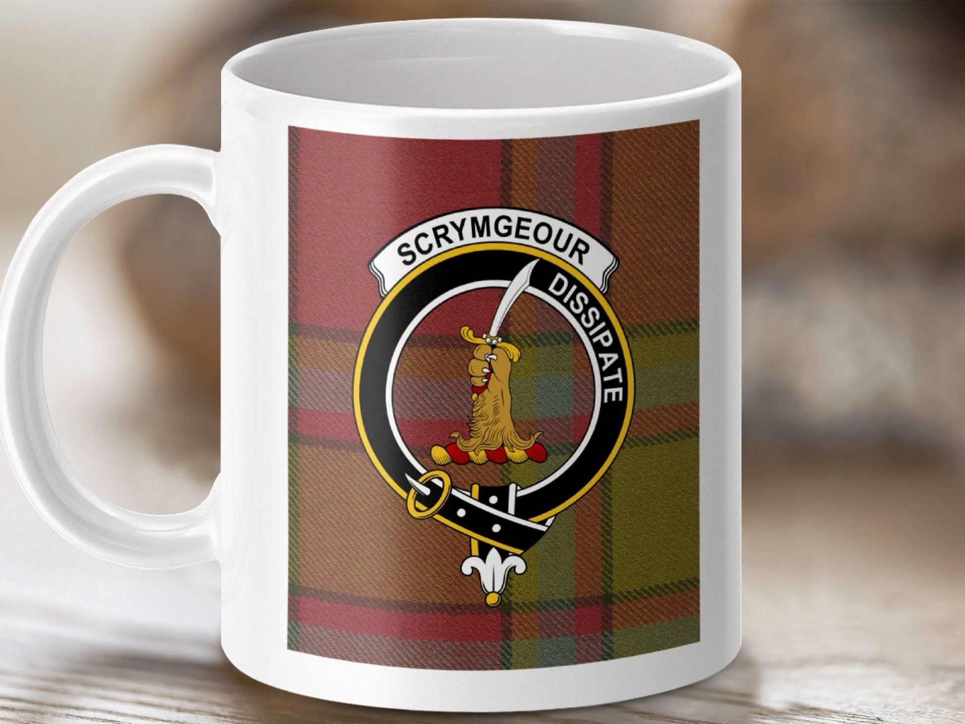 Scrymgeour Dissipate Plaid Clan Mug product