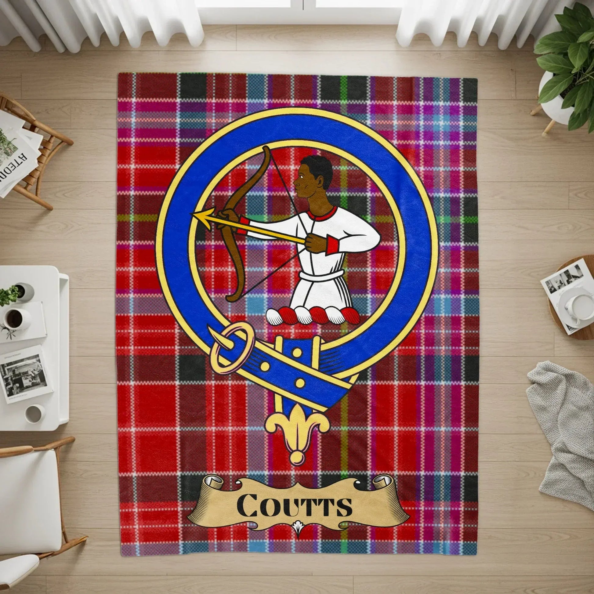 Coutts Plaid Tartan Print with Archer Design Rug product type