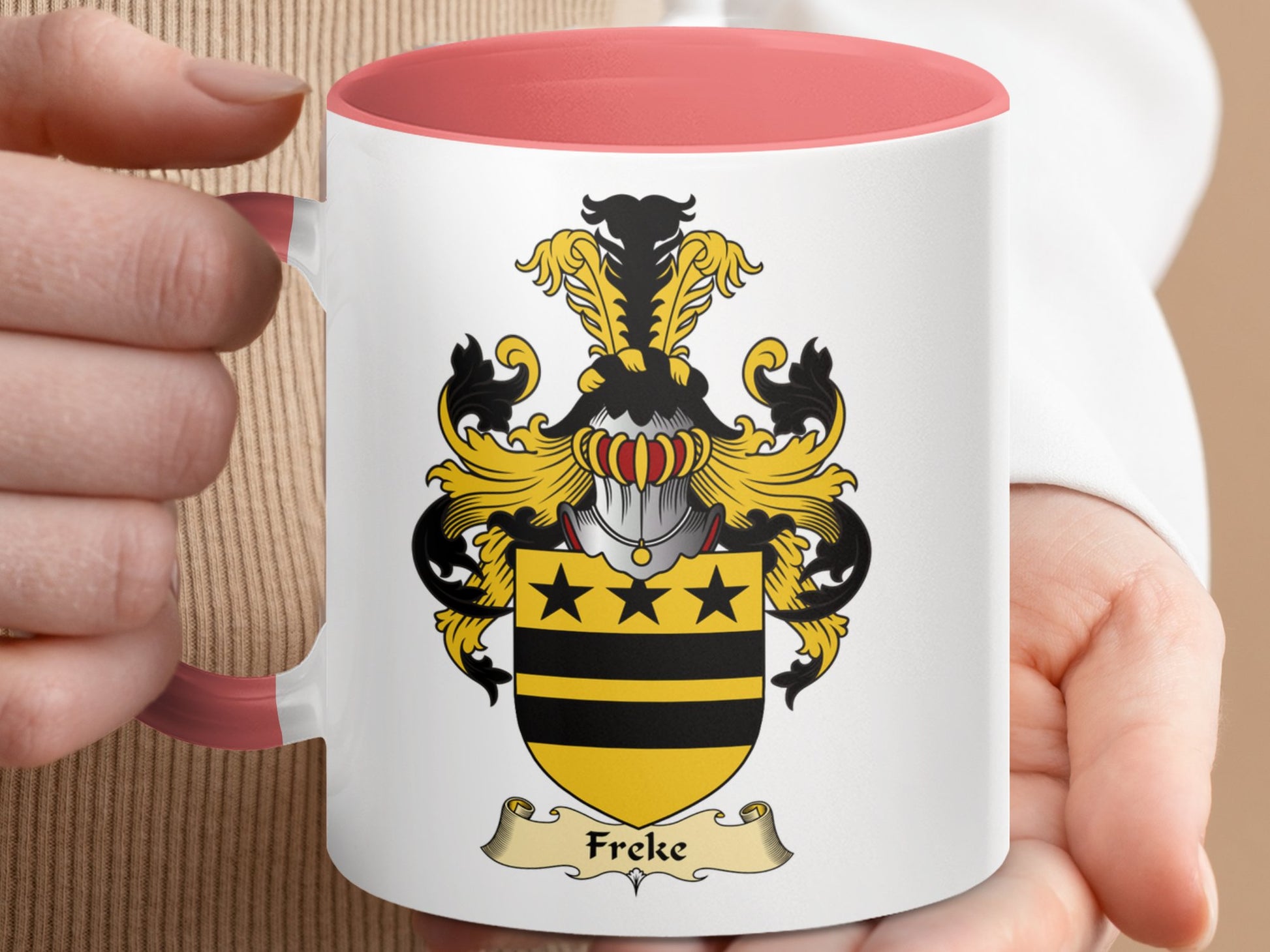 Clan Frcke Scottish Coat of Arms Coffee Mug - Living Stone Gifts