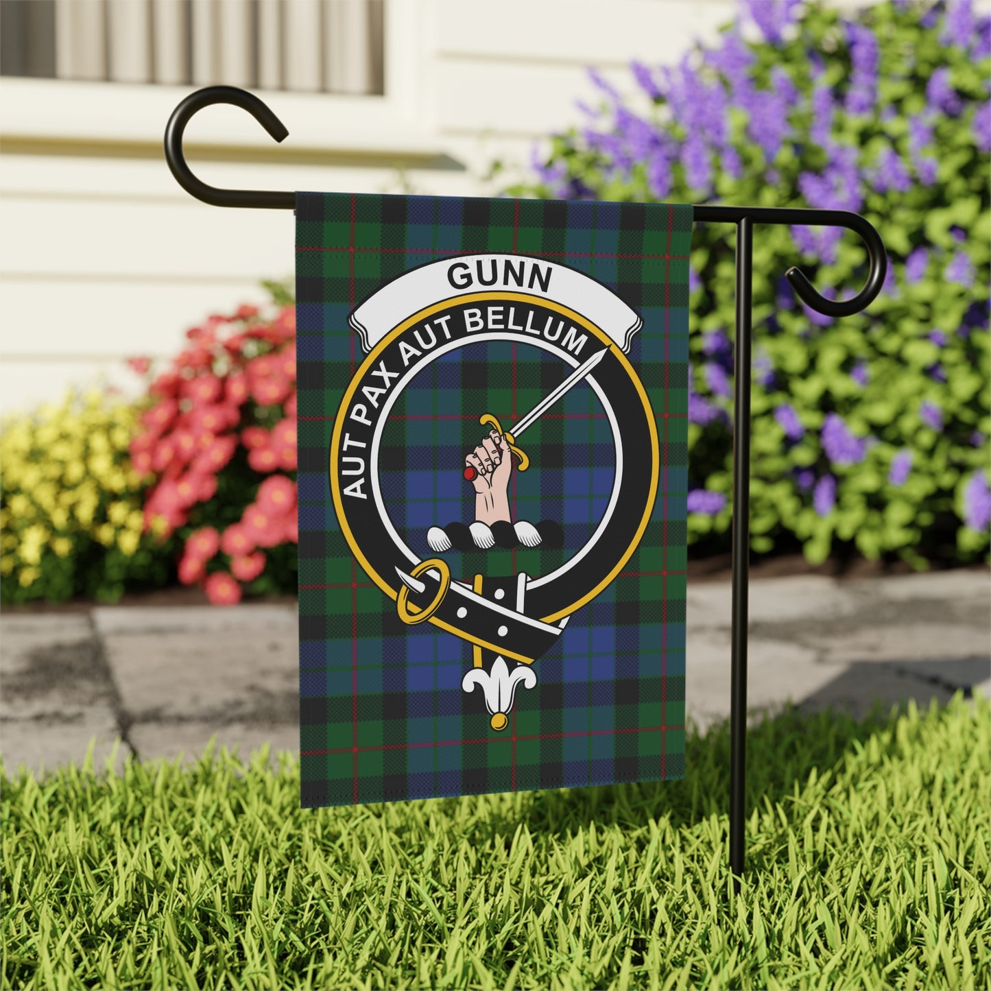 Gunn Clan Scottish Clan Scottish Tartan Crest Garden Flag