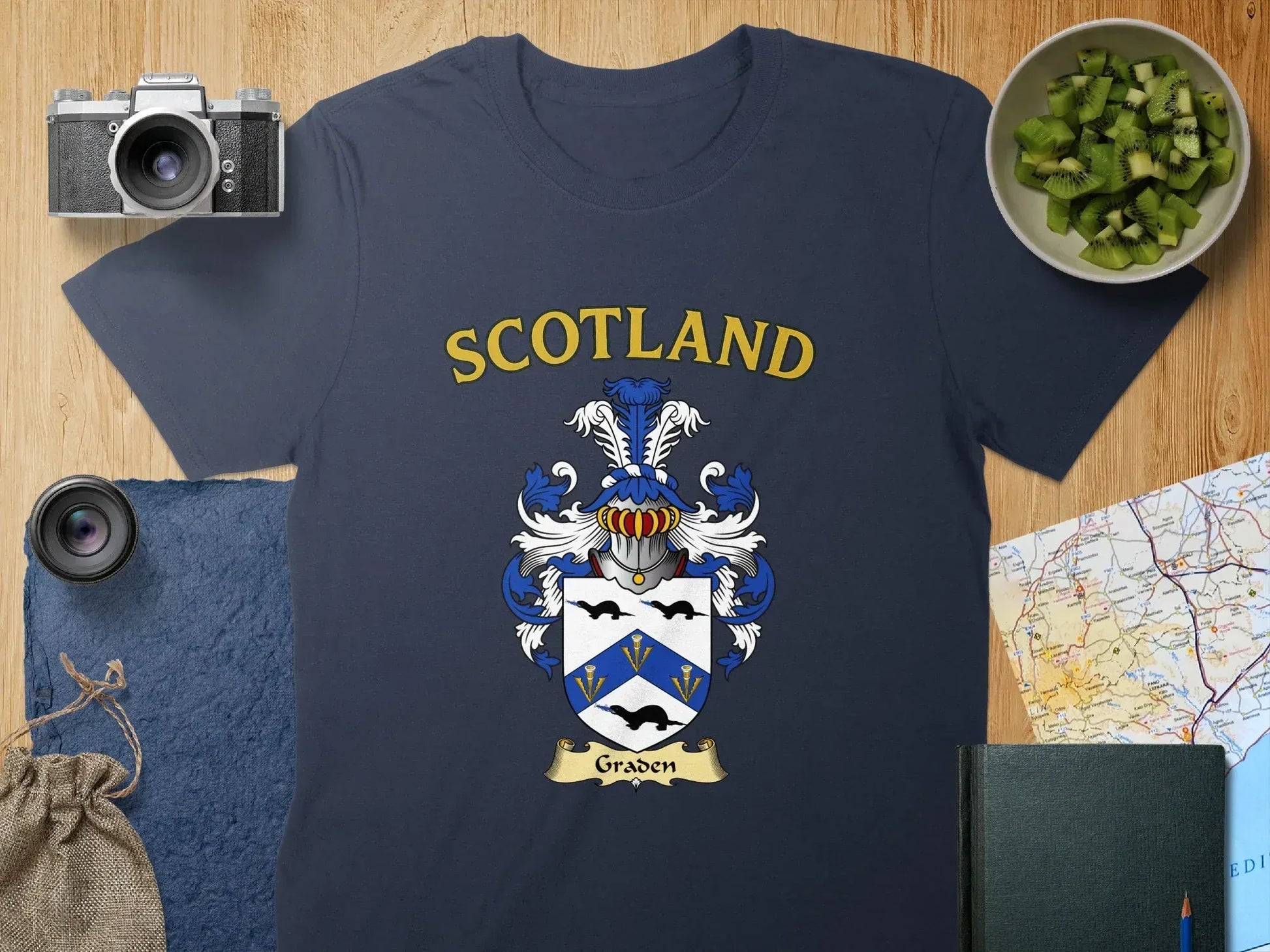 Scotland Family Crest Graphic T-Shirt product type