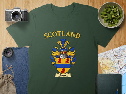 Scotland Ferrie Family Crest Graphic T-Shirt product type