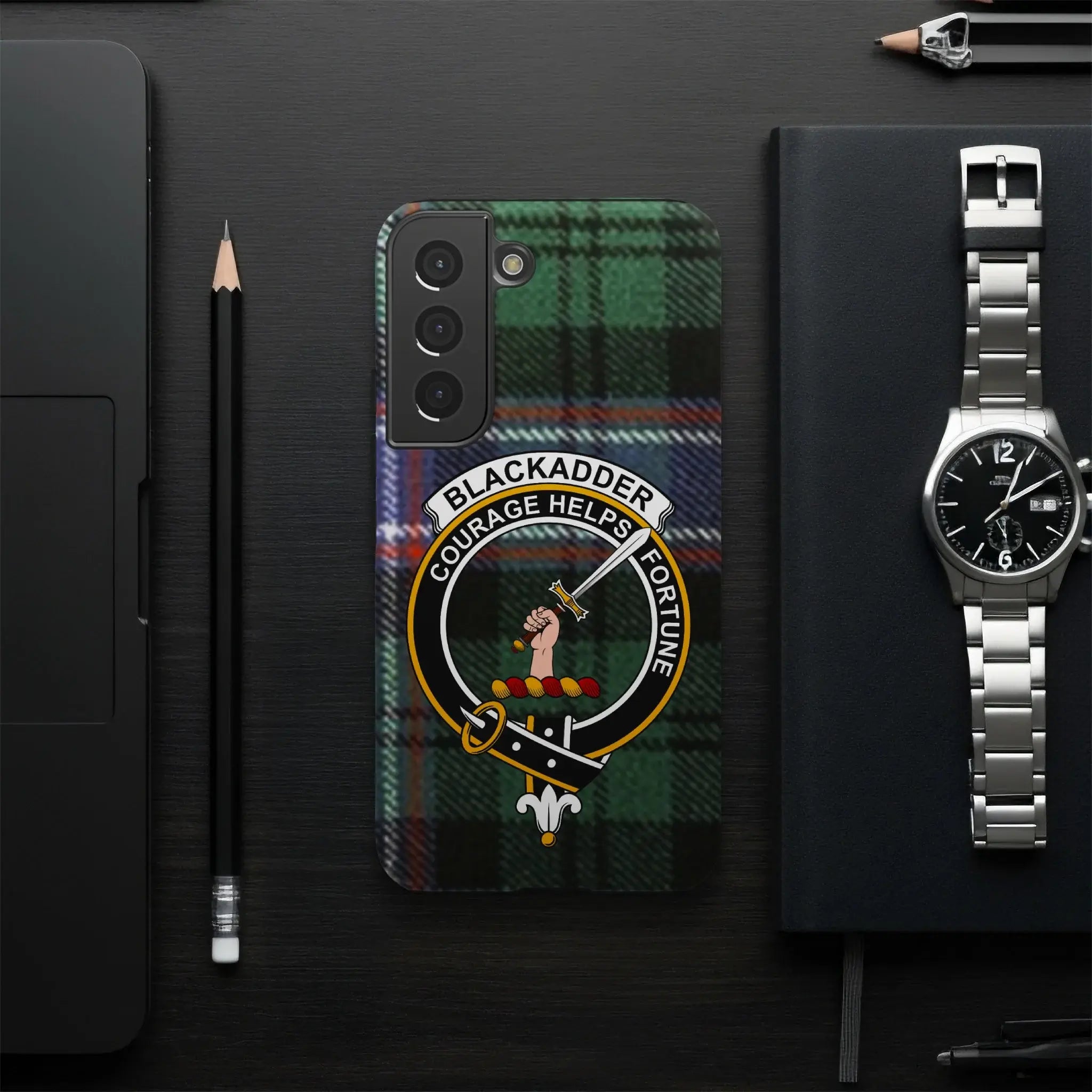 Blackadder Courage Helps Fortune Phone Case