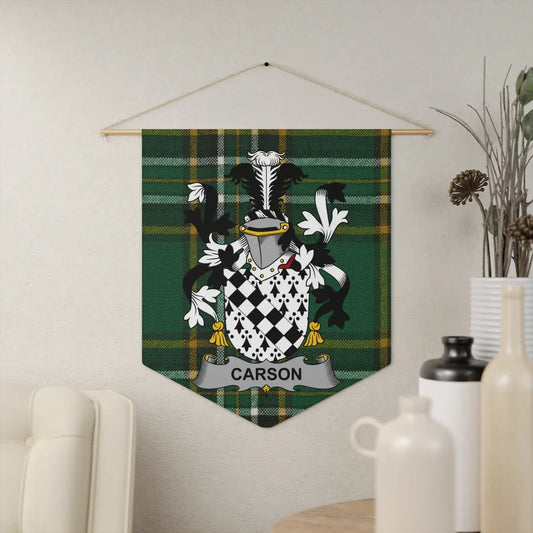 Personalized Family Crest Tartan Wall Hanging product type