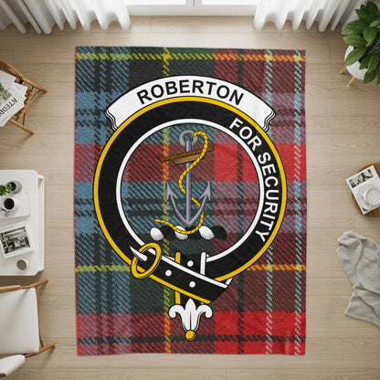 For Security Roberton Anchored Plaid Blanket product type