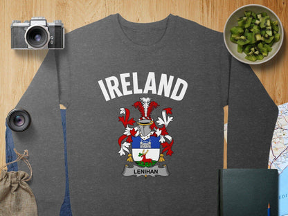 Ireland Lenihan Family Crest Emblem Design product type