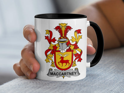 MacCartney Surname Irish Coat of Arms Decorative Mug - Living Stone Gifts