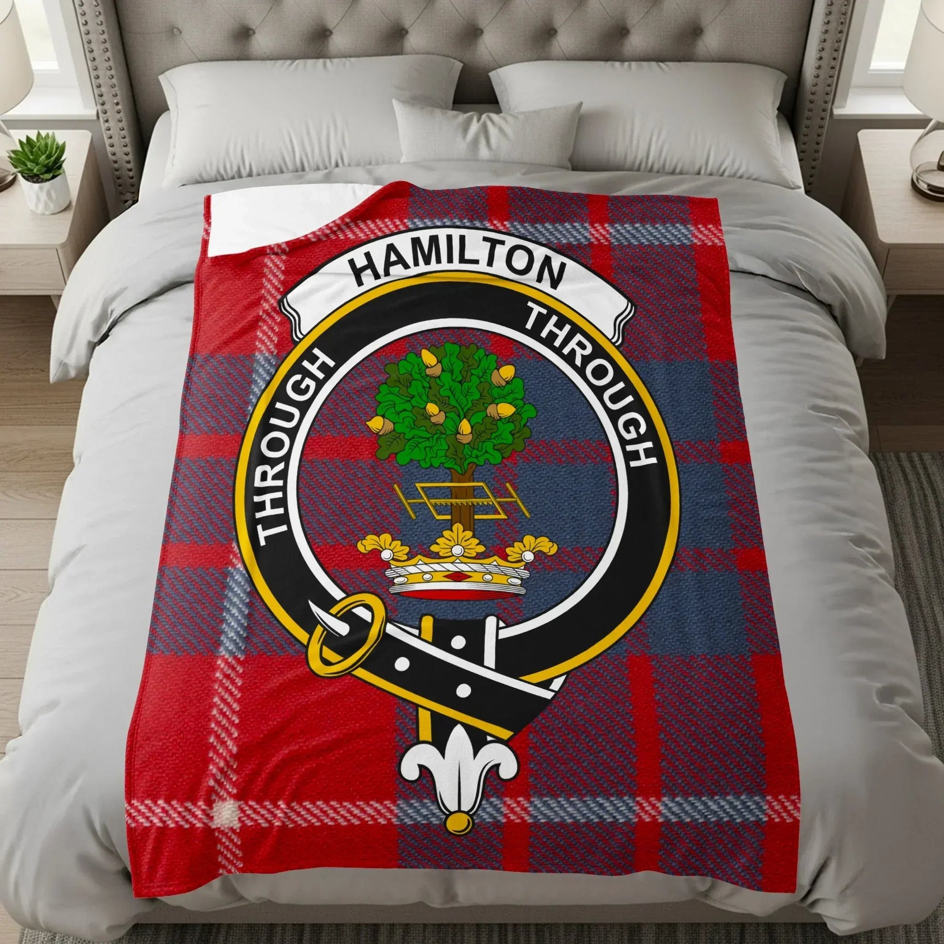 Hamilton Through Crest Plaid Bedding Blanket product