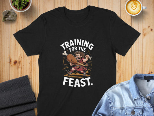 Training for the Feast Graphic Funny TShirt product type