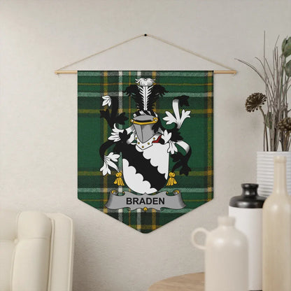 Braden Green Tartan Wall Hanging Personalized product