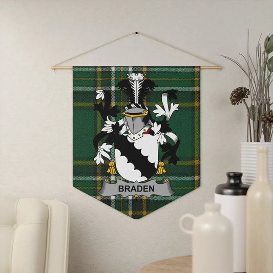 Braden Green Tartan Wall Hanging Personalized product