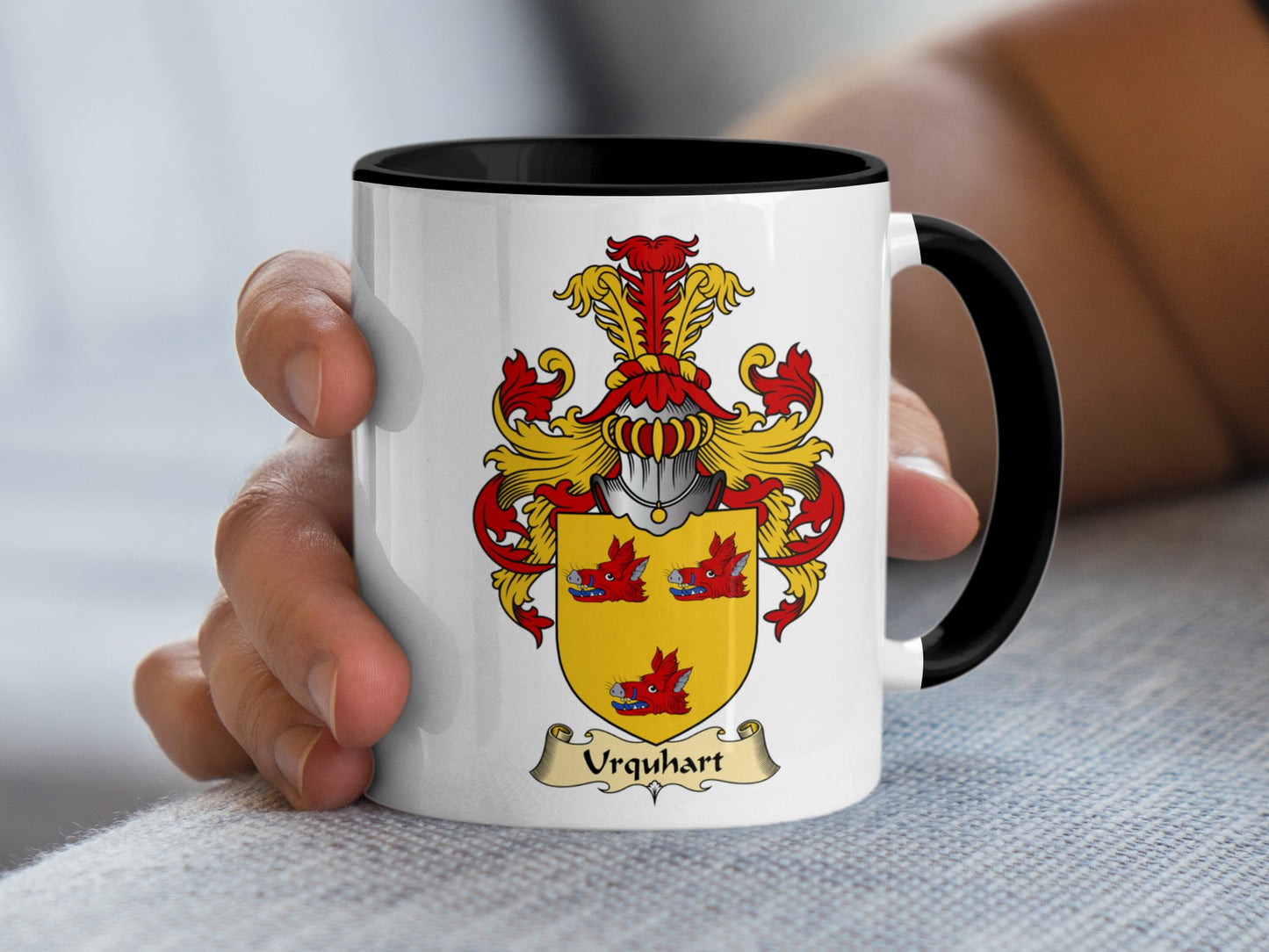 Clan Urquhart Scottish Coat of Arms Mug - Living Stone Gifts