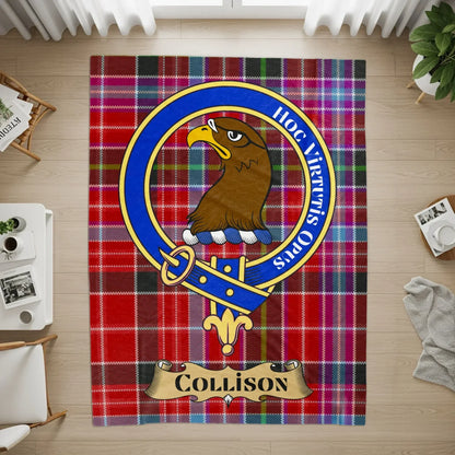 Collison Family Crest with Eagle Emblem Rug product