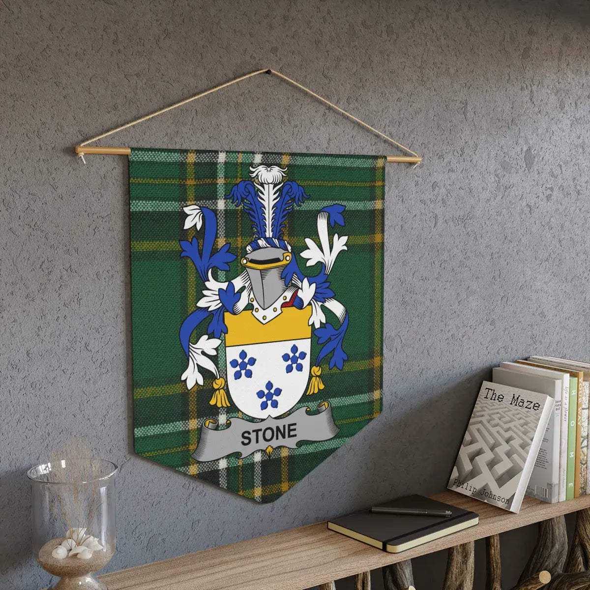 Personalized Family Crest Wall Hanging Decoration product
