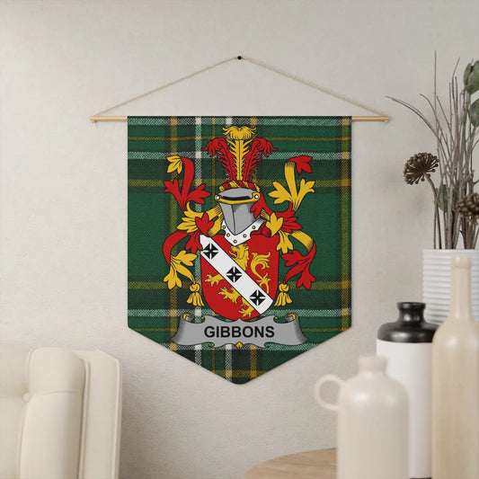 Custom Family Crest Tartan Wall Hanging Decor product