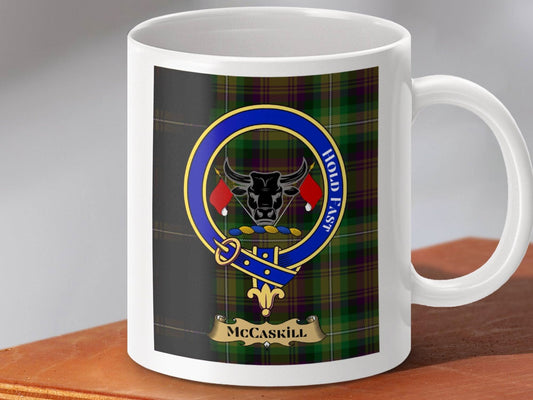 McCaskill Clan Crest Hold Fast Mug product