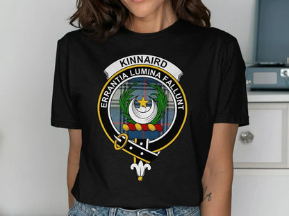 Kinnaird Errantia Lumina Fallunt Crest Black Shirt product