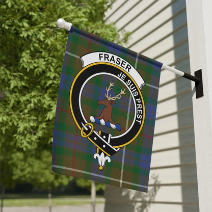 Fraser Je Suis Prest Clan Crest House Flag product