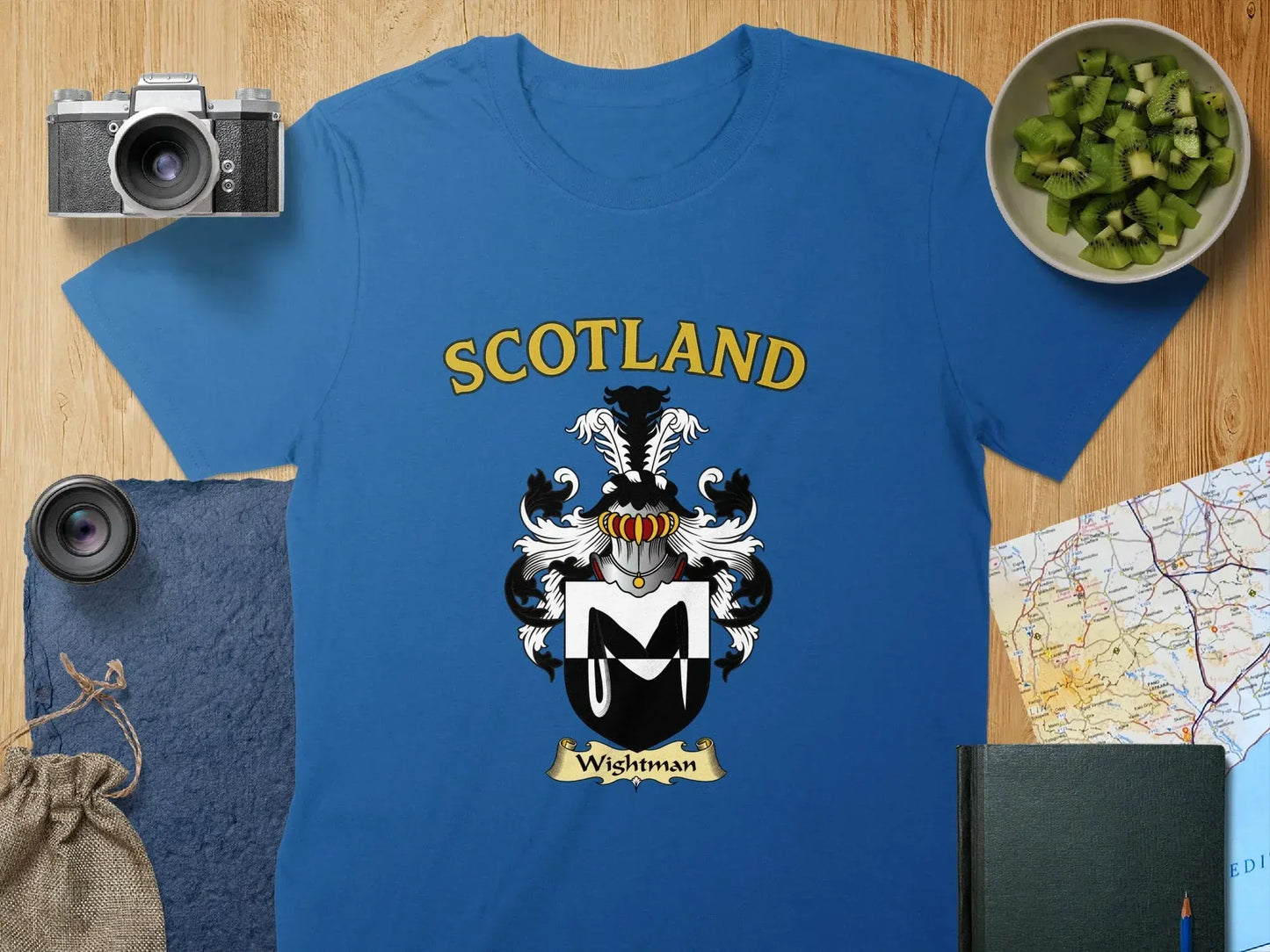 Scotland Wightman Family Crest Graphic T-shirt product type
