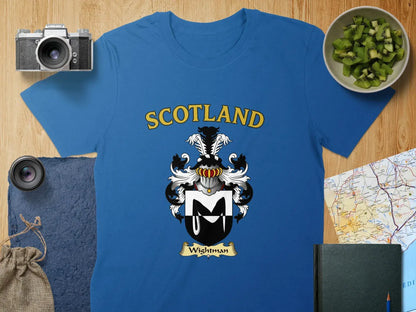 Scotland Wightman Family Crest Graphic T-shirt product type