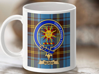 Vivid Sligo Crest Plaid Style Heat Transfer Mug product