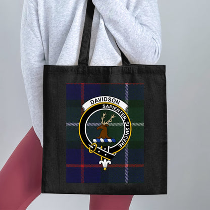 Davidson Clan Scottish Tartan Tote Bag - Living Stone Gifts