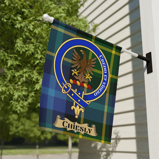 Scottish Clan Crest Tartan Flag for Outdoor Display product