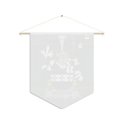 Custom heraldic design with shield and helmet wall banner product