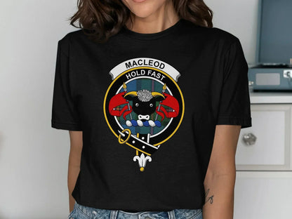MacLeod Hold Fast Clan Emblem T-Shirt product type